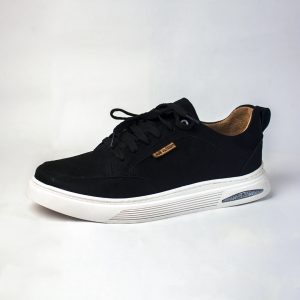 Urban Luxe - Sneakers en daim Noir