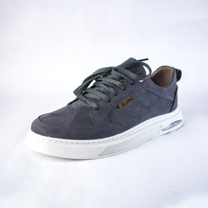 Urban Luxe - Sneakers en daim Gris